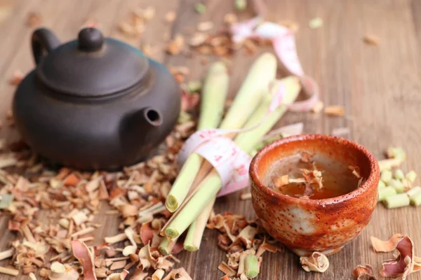 Teh lemongrass dengan segar — Stok Foto