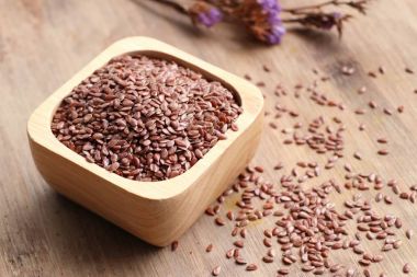 Keten tohumu yağı ile