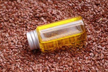 Keten tohumu yağı ile