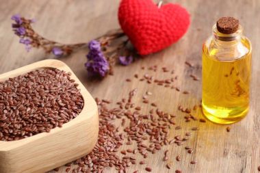 Keten tohumu yağı ile