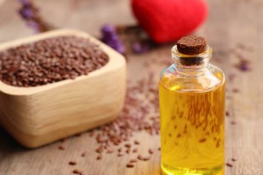 Keten tohumu yağı ile