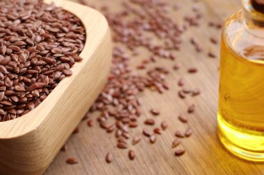 Keten tohumu yağı ile