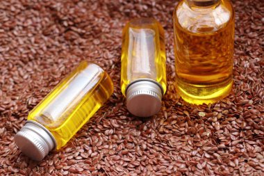 Keten tohumu yağı ile