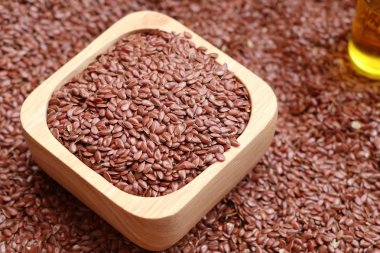 Keten tohumu yağı ile