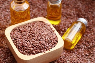 Keten tohumu yağı ile