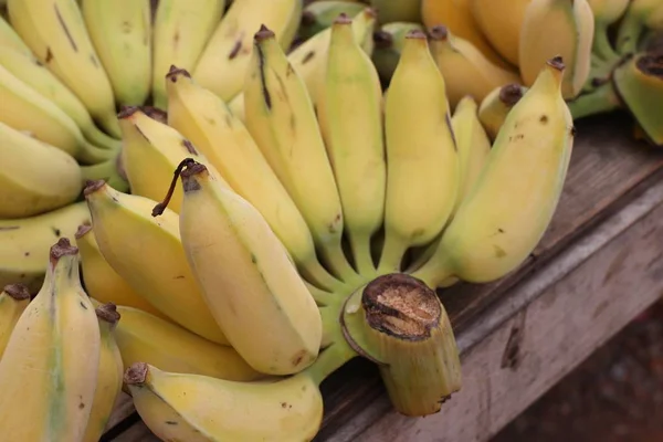 Banan på gata mat — Stockfoto