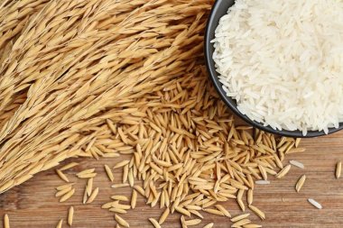 Paddy ve beyaz pirinç