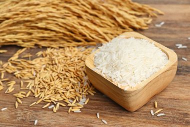 Paddy ve beyaz pirinç