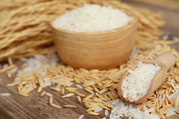 Arroz y arroz blanco —  Fotos de Stock