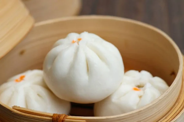 Chinese dumpling steamed buns — Stock Photo, Image