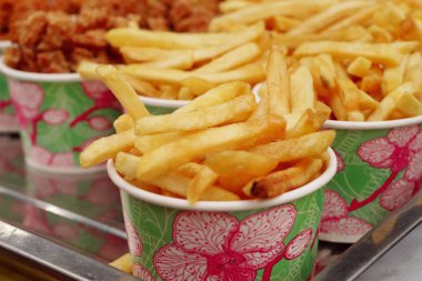 Patates kızartması sokak gıda