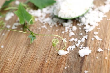 Beyaz tuz yığını