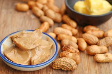 Lezzetli krem fıstık ezmesi