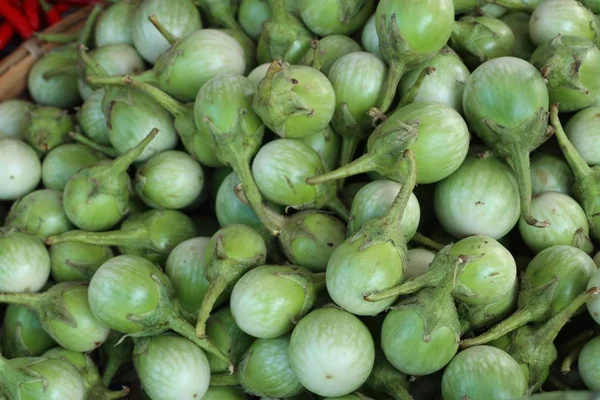 Eggplant at street food — Stock Photo, Image