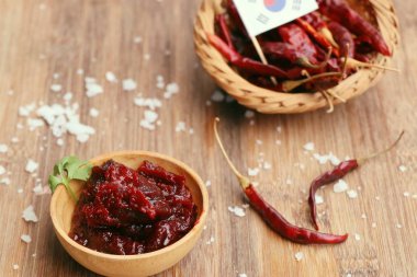 Kore kırmızı biber sosu - pastadır