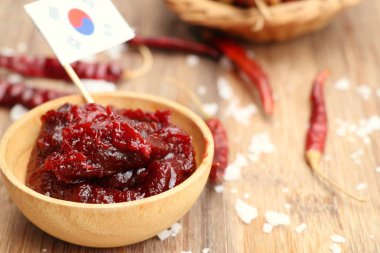 Kore kırmızı biber sosu - pastadır