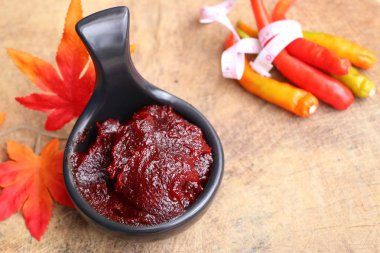 Kore kırmızı biber sosu - pastadır