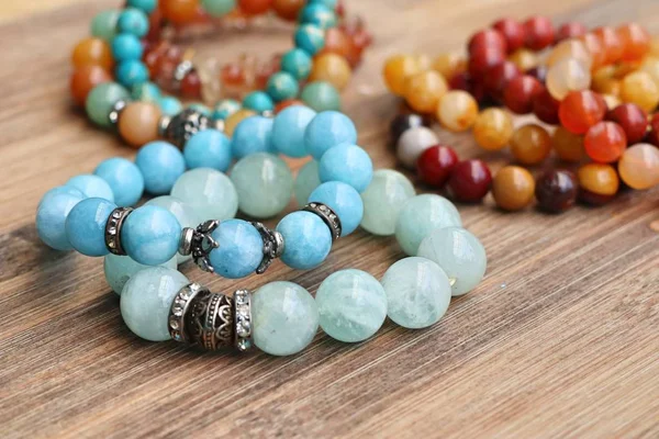Bracelet Bright Colors Jade — Stock Photo, Image