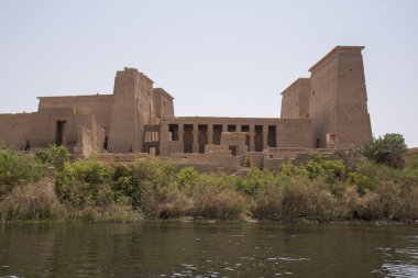 Agilkia Adası 'nda, Aswan, Mısır' da, Nil Nehri 'nde.