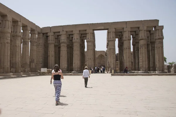 Temple Luxor Beläget Hjärtat Antika Thebe Helgat Guden Amon Hans — Stockfoto