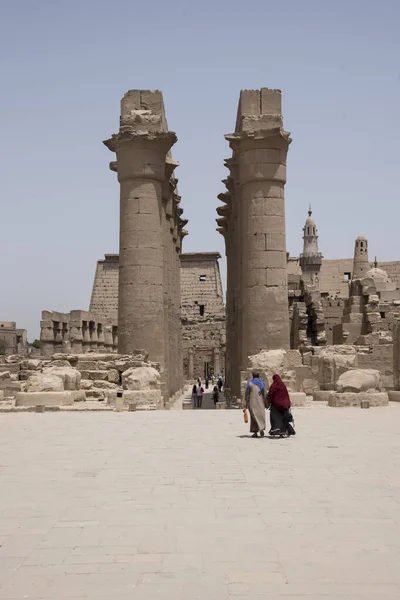 Temple Luxor Beläget Hjärtat Antika Thebe Helgat Guden Amon Hans — Stockfoto