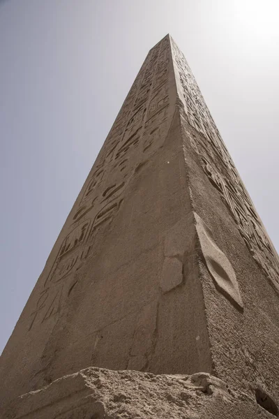 Luxor Temploma Ősi Théba Szívében Található Amon Istennek Szentelve Két — Stock Fotó