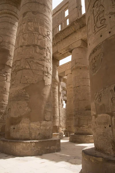Karnak Templom Nílus Keleti Partján Található Luxorral Szemben Ősi Théba — Stock Fotó
