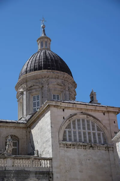 Dubrovnik Antigamente Ragusa Uma Cidade Costeira Região Dalmácia República Croácia — Fotografia de Stock