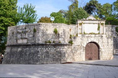 Zadar, Dalmaçya bölgesi, Hırvatistan ve Avrupa 'nın kale duvarı