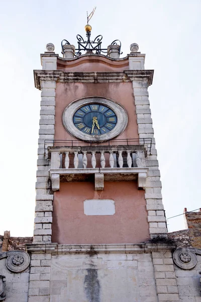 Clock Tower Town Square Zadar Dalmatia Region Croatia Europe — Stock Photo, Image