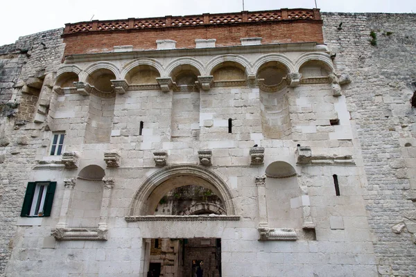 Facade Split Port City Dalmatian Coast Adriatic Sea Croatia Europe — Stock Photo, Image