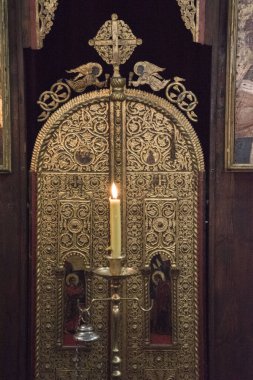 Kotor 'daki Saint Tryphon Katedrali, Adriyatik Denizi' nin bir körfezinde yer alan bir şehir, Karadağ, Avrupa.