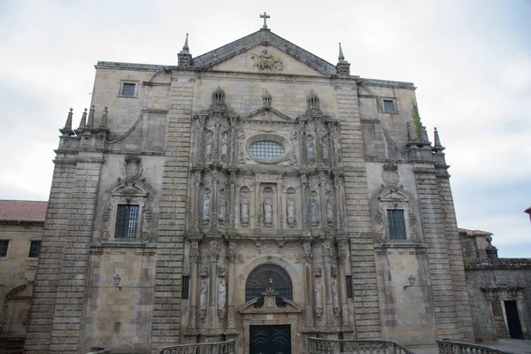 Εκκλησία Του Σαν Φρανσίσκο Στο Santiago Compostela Galica Ισπανία Ευρώπη — Φωτογραφία Αρχείου