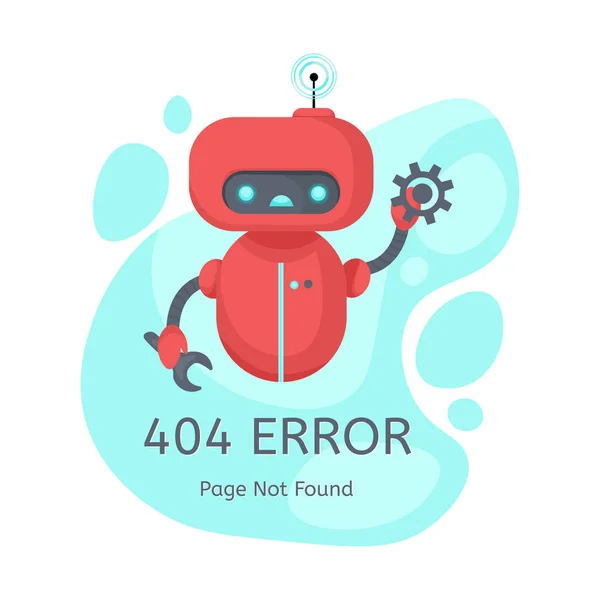 Page Not Found Error 404. — Stock Vector