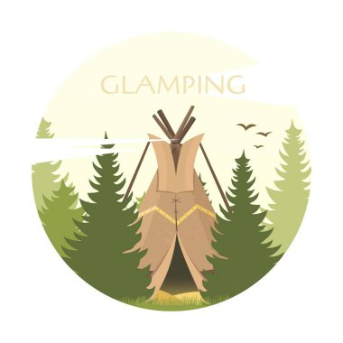 Merhaba Spring vektör illüstrasyonu. El yapımı elementler - kuş, çiçek, harf.