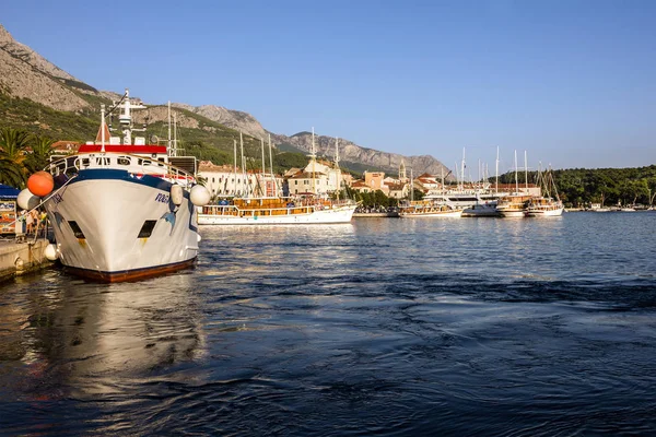 Хорватия, Makarska resort вид на море — стоковое фото