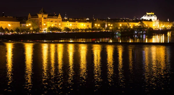 Prague Czech Republic May 2022 Prague City Night Viewrepublic — Stock Photo, Image