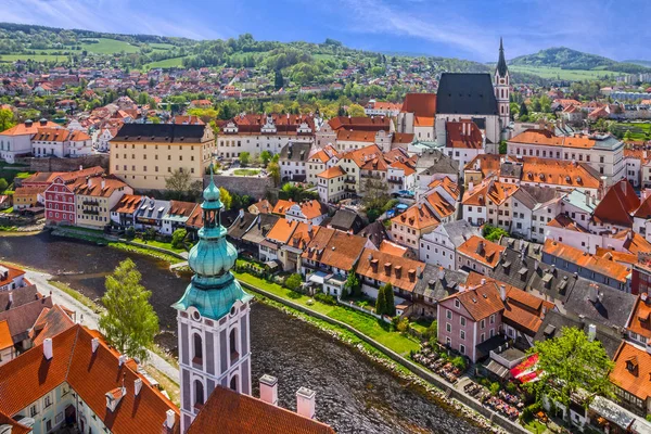 Krumlov tarihi kent, Çek Cumhuriyeti. Telifsiz Stok Imajlar