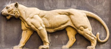 Pantera heykel dekorasyon, Prague, Çek Cumhuriyeti