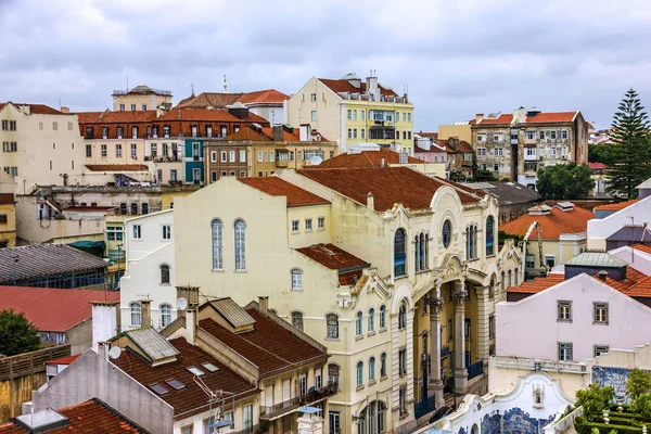 Lisboa casas da cidade vista, Portugal — Fotografia de Stock