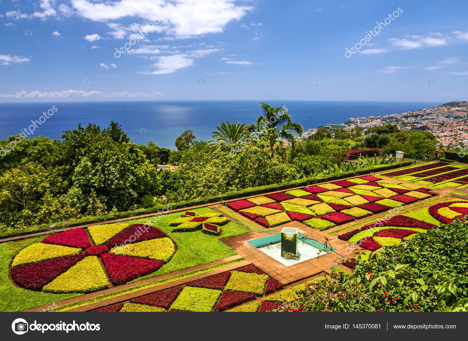Madeira Portugal Botanical Garden Monte Funchal Stock Photo
