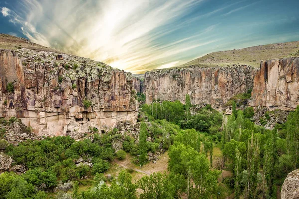 Cappadocia, Anatolia, Turkey. Canyon Ihlara — Stock Photo, Image