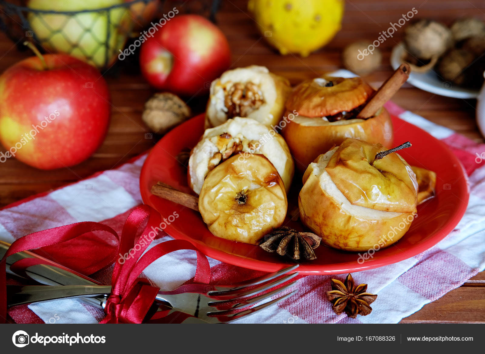 Яблочный спас печеные яблоки