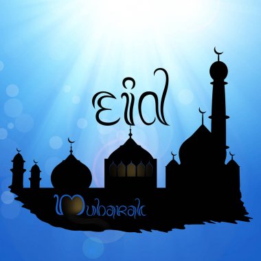 Eid Mubarak Camii ile yapraklara