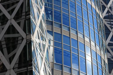 Karmaşık yapı yapısının dış duvarı için soyut arkaplan materyalini kapat