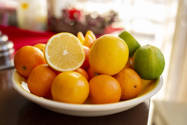 Friss Gyümölcs Vitaminok Egészséges Ételek — Stock Fotó