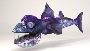 Derin deniz yaratıkları balık-dinozor