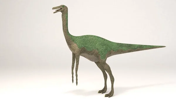 Gallimimus verde-dinosaurio —  Fotos de Stock