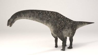 3d bilgisayar Titanosaurus - dinozor oluşturma