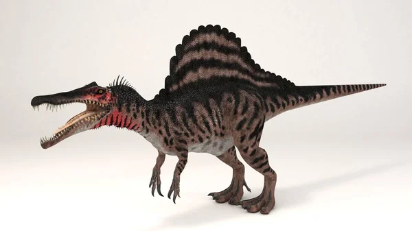Спинозавр II Цветной динозавр — стоковое фото